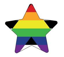Straight Allies pride flag. LGBT community flag. vector