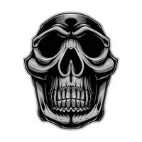 Monkey Skull Vector Illustration Design