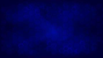 Blue abstract background, hexagonal dark background vector