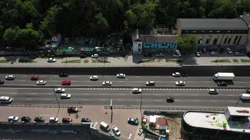 Luftaufnahme von der Stadt Kiew, Ukraine 2021 video