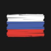 vector de la bandera de rusia. bandera nacional Vectores