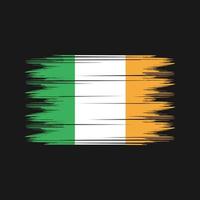 Ireland Flag Brush Vector. National Flag Brush Vector