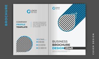 Brochure cover design or company profile cover template layout design for business. poster, annual report,  magazine, catalog, A4 size in creative business brochure template layout. vector