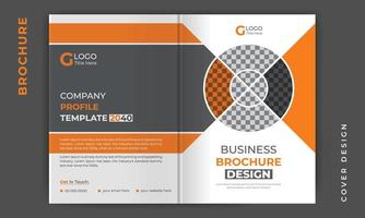 Brochure cover design or company profile cover template layout design for business. poster, annual report,  magazine, catalog, A4 size in creative business brochure template layout. vector