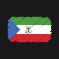 vector de la bandera de guinea ecuatorial. bandera nacional