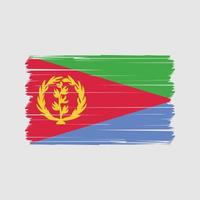 vector de bandera de eritrea. bandera nacional Vectores