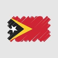 East Timor Flag Vector Design. National Flag