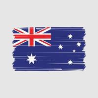 vector de la bandera de australia. bandera nacional Vectores