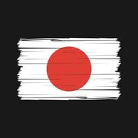 vector de bandera de japón. bandera nacional