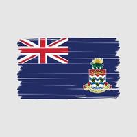 vector de la bandera de las islas caimán. bandera nacional Vectores