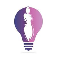 hermosa plantilla de diseños de logotipo de mujer de moda. logo de belleza natural, yoga y masaje. vector