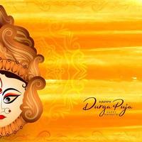 Religious Happy Durga puja and happy Navratri festival beautiful background