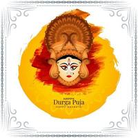 Religious Happy navratri and Durga puja festival celebration background