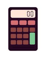 financial calculator icon vector