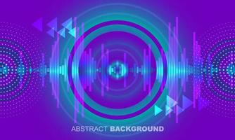 Sound waves oscillating glow blue light, Abstract technology background. Vector. speakers. vector