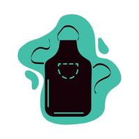 apron accessory icon vector