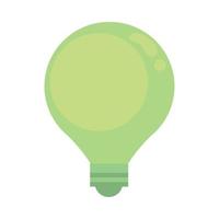 bombilla de energía verde vector