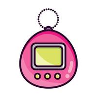 electronic toy 90s modern style vector