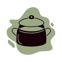 pot for cooking icon vector