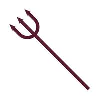 pitchfork icon isolated vector