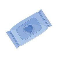 wet wipes icon vector