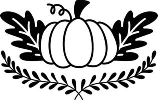 Hand Drawn Thanksgiving Pumpkin illustration vector