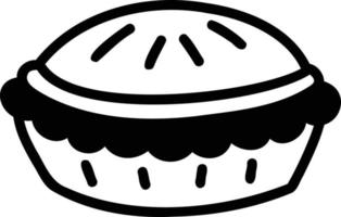 Hand Drawn pie illustration vector