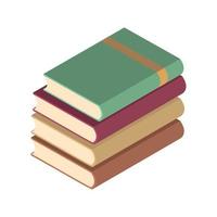 stack of books vector