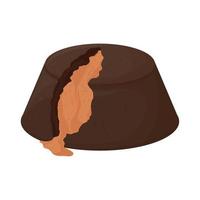 stuffed chocolate candy vector