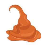 sweet caramel icon vector