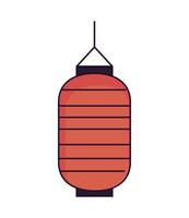 japanese lantern icon vector