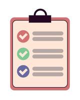 checkmark list icon vector