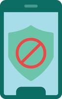 Access Denied Flat Icon vector