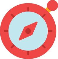 Navigation Compass Flat Icon vector