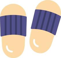 Slippers Flat Icon vector