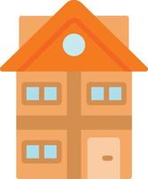 Home Stay Flat Icon vector