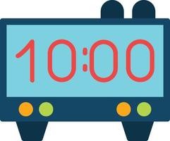 Digital Clock Flat Icon vector