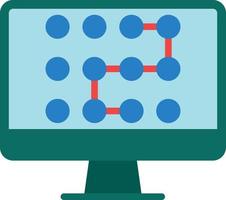 Pattern Flat Icon vector