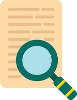 Magnifying Flat Icon vector