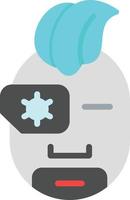 Robot Flat Icon vector