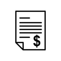 bill icon vector design template