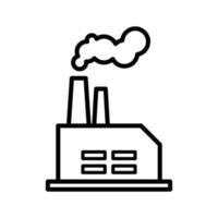 factory building icon vector design template