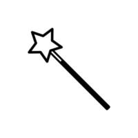 magic wand icon vector design template