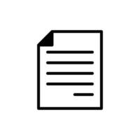 document icon vector design template