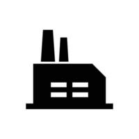 factory building icon vector design template