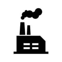 factory building icon vector design template