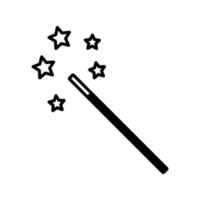 magic wand icon vector design template