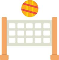 Beach Volleyball Flat Icon vector