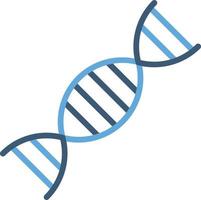 DNA Flat Icon vector