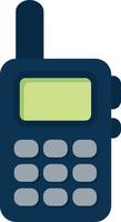 walkie talkie icono plano vector